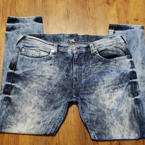 True Religion Other - True religion skinny bleach wash cloudy fault jean
